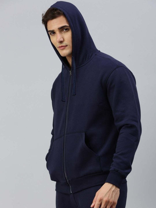 Men Hooded Front-Open Therma-Fit Sweatshirt – Warm Winter Zipper Hoodie for Men in Pakistan | DOCACCA