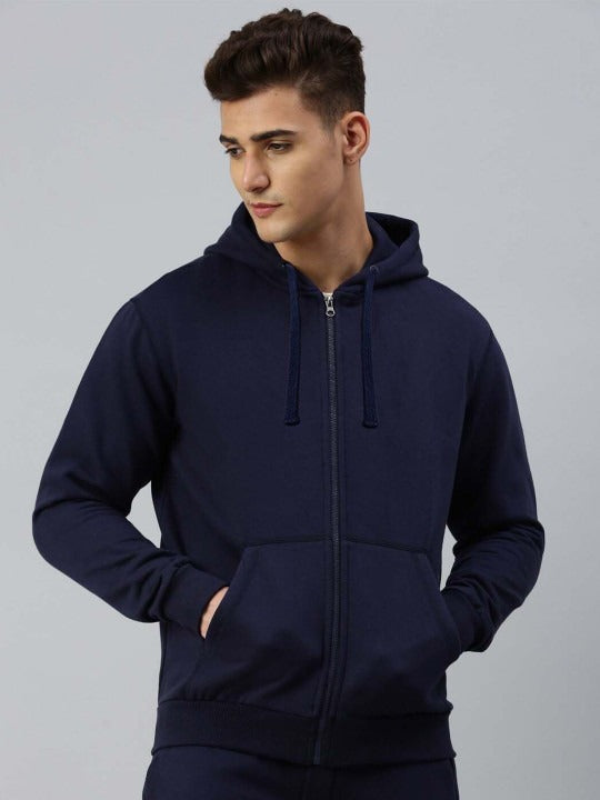 Men Hooded Front-Open Therma-Fit Sweatshirt – Warm Winter Zipper Hoodie for Men in Pakistan | DOCACCA