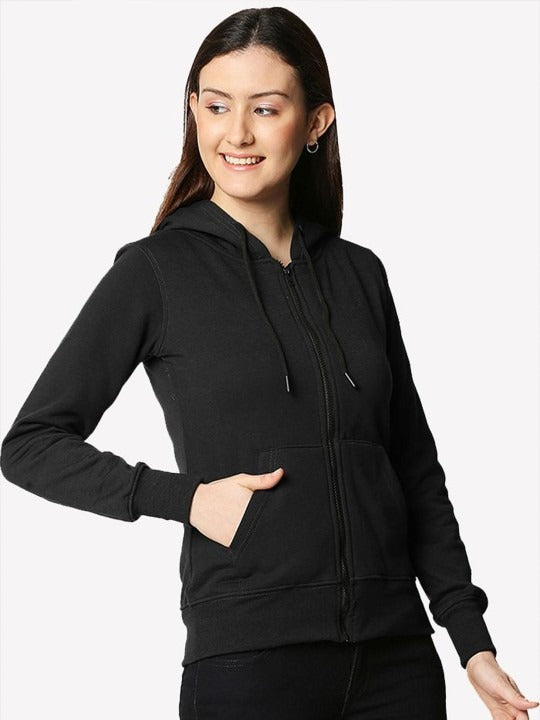 Women Hooded Zipper — Full-Zip Cotton Hoodie with Kangaroo Pockets | HB INDUSTRIES Pakistan