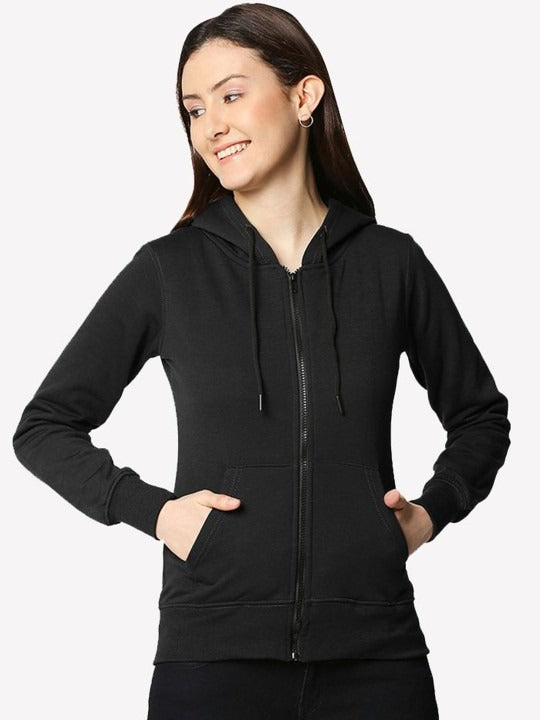 Women Hooded Zipper — Full-Zip Cotton Hoodie with Kangaroo Pockets | HB INDUSTRIES Pakistan