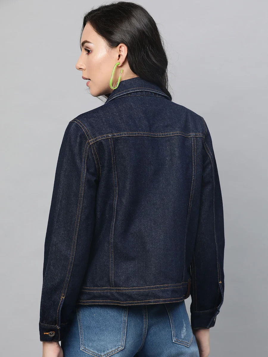 Women Classic Denim Jacket – Stylish Everyday Outerwear for Pakistani Fashion | HB INDUSTRIES