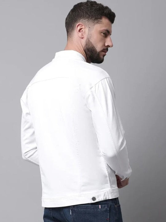 Men Running Denim Jacket by HB INDUSTRIES – Lightweight, Breathable Street Style for Active Pakistani Lifestyles