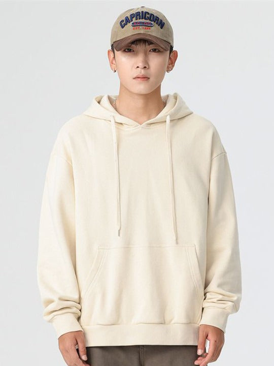 Men Hooded Pullover Cotton Sweatshirt – Casual Streetwear for Pakistan