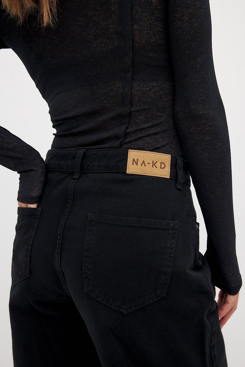 Women Wide Mid Waist Jeans – Mid-Rise Wide Leg Denim for Pakistani Women | HB INDUSTRIES
