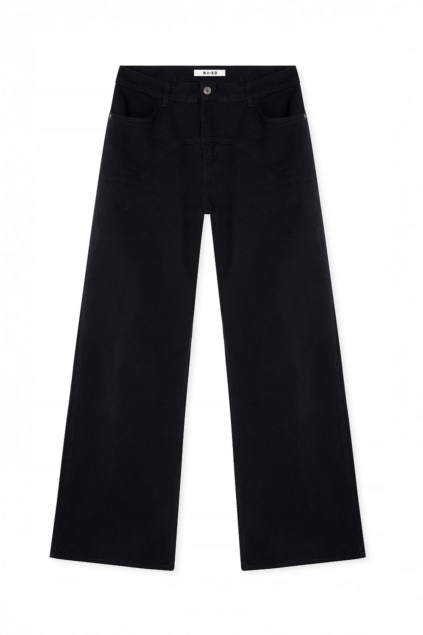 Women Wide Mid Waist Jeans – Mid-Rise Wide Leg Denim for Pakistani Women | DOCACCA