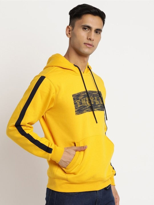 Men Typography Printed Hooded Sweatshirt – Stylish Cotton Hoodie for Winter in Pakistan | DOCACCA