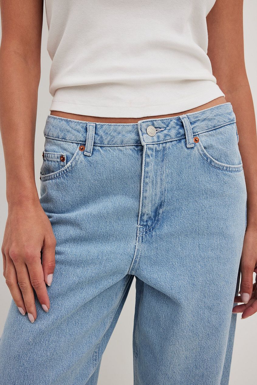 Women Loose Mid Waist Jeans – Relaxed Mid-Rise Loose Fit Denim for Pakistani Women | HB INDUSTRIES