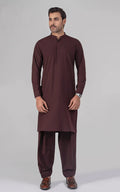 Wash & Wear - Premium Shalwar Kameez - Maroon