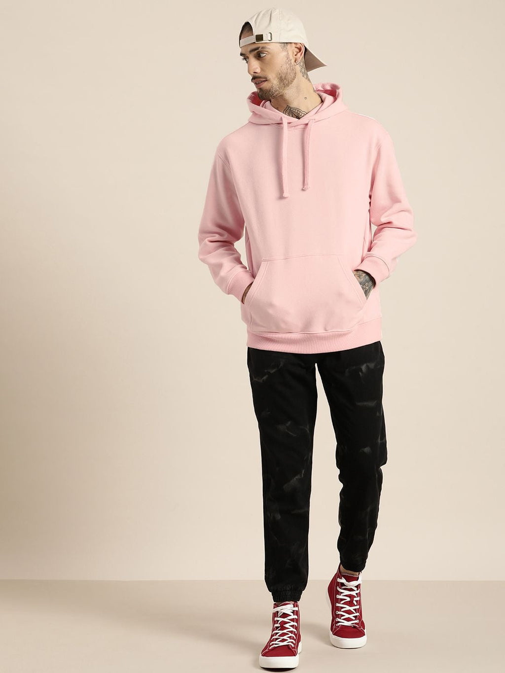 Men Hooded Sweatshirt – Comfortable Cotton Pullover Hoodie for Winter in Pakistan | DOCACCA