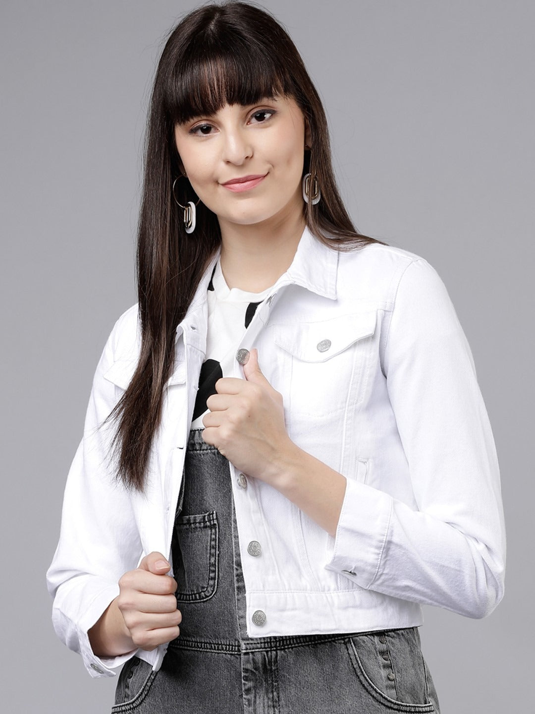 Pocketed Denim Jacket by HB INDUSTRIES – Stylish Utility Outerwear for Men in Pakistan