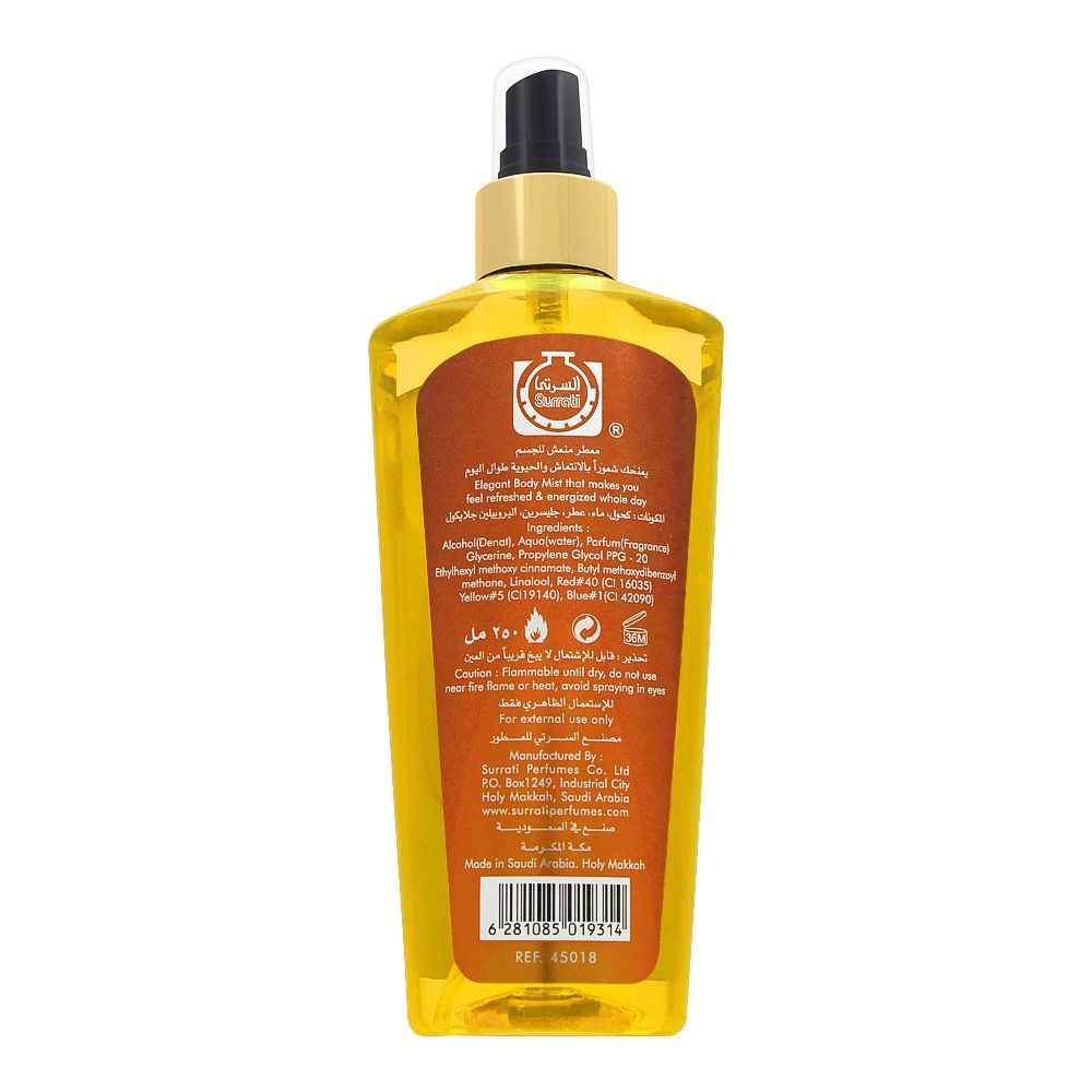 Surrati Twist Peach Body Mist, 250ml