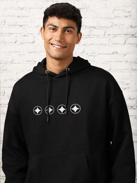 Men Oversized Printed Hooded Sweatshirt – Streetwear Hoodie for Casual Style in Pakistan | DOCACCA