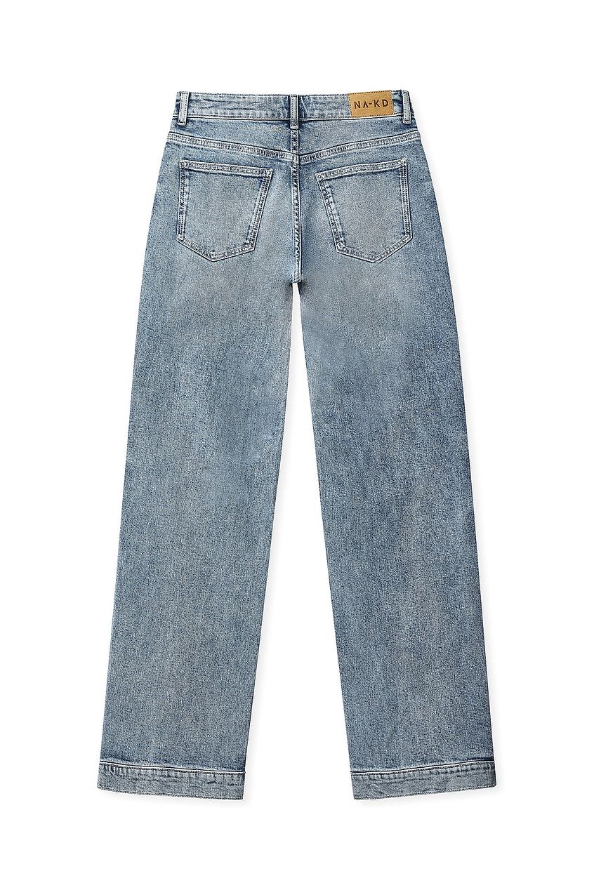 Slit Detail Denim – Trendy High-Rise Jeans with Front/Side Slits for Pakistan | HB INDUSTRIES