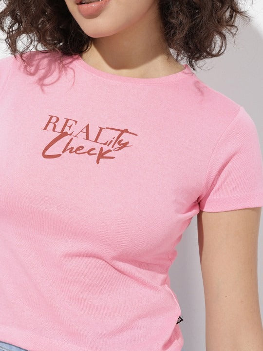 The Life Co. Typography Printed Slim Fit T-Shirt