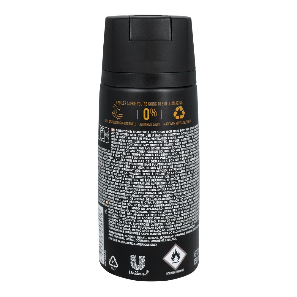 Axe Dark Temptation Chocolate 48H Non-Stop Fresh Deodorant Body Spray, For Men, 150ml