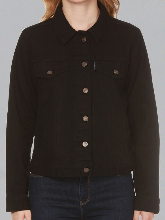 Women Lightweight Crop Outdoor Denim Jacket – Breathable Packable Layer for Pakistan | DOCACCA