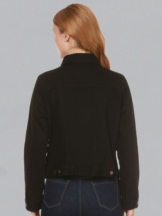 Women Lightweight Crop Outdoor Denim Jacket – Breathable Packable Layer for Pakistan | DOCACCA