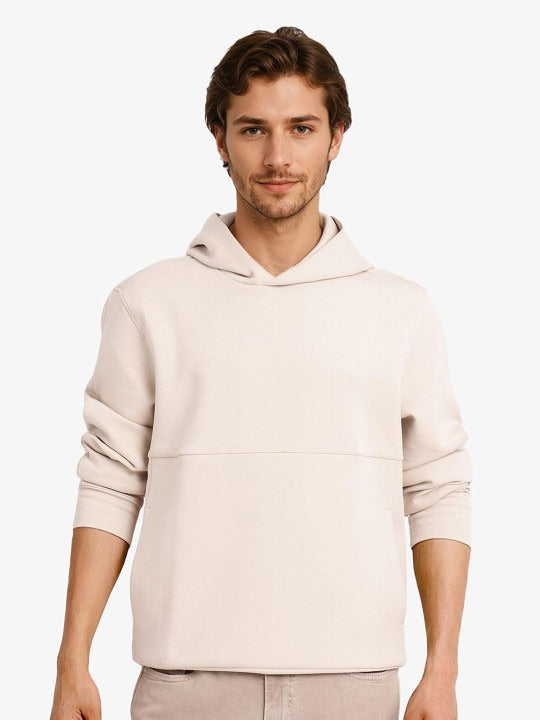 Men Solid Hooded Sweatshirt – Casual Winter Hoodie for Men in Pakistan