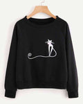 Ace Cat Printed Sweat SHIRT