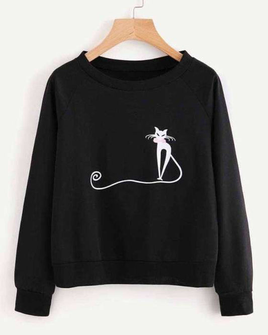 Ace Cat Printed Sweat SHIRT