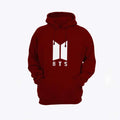Ace Maroon BTS Fleece Cotton Hoodie For womens