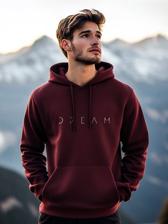 Men Printed Hooded Sweatshirt – Trendy Graphic Hoodies for Winter in Pakistan | DOCACCA