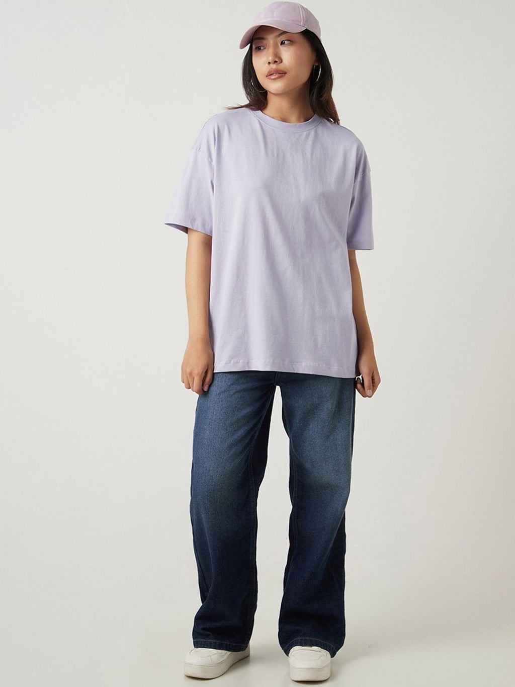 Women Purple Oversized T-Shirt Online in Pakistan