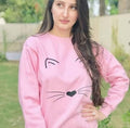 Trendy Spot Summer Collection Pink Cotton Full Sleeves T-Shirt