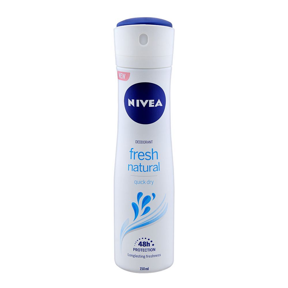 Nivea 48H Fresh Natural Quick Dry Deodorant Spray 150ml