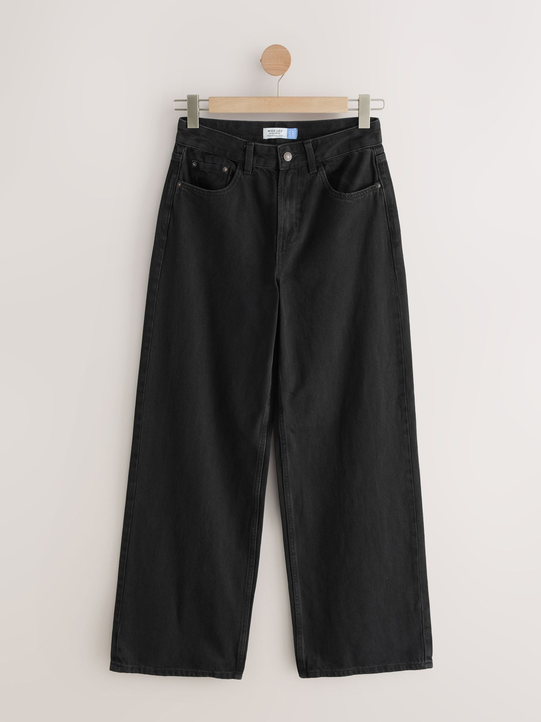 Women Black Wide Leg Jeans – Trendy High Waist Denim Pants for Pakistan | HB INDUSTRIES