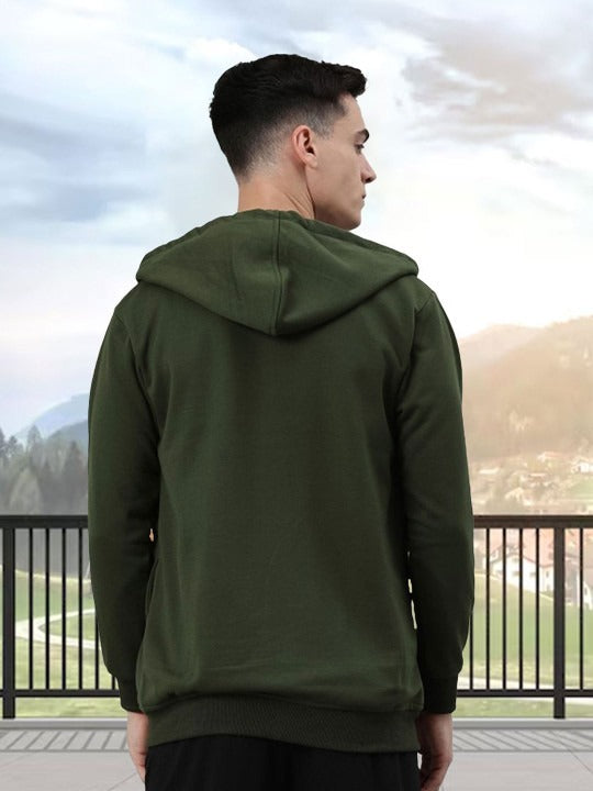 Men Hooded Front-Open Sweatshirt – Stylish Zip-Up Hoodies for Men in Pakistan | DOCACCA