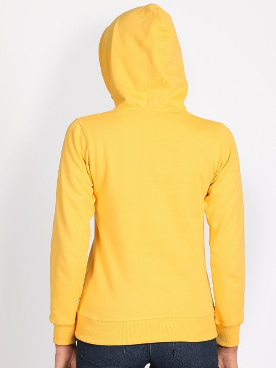 Wonder Woman Printed Hooded Pullover Yellow Hoodie for Women – Stylish Cotton Sweatshirt Online in Pakistan | HB INDUSTRIES