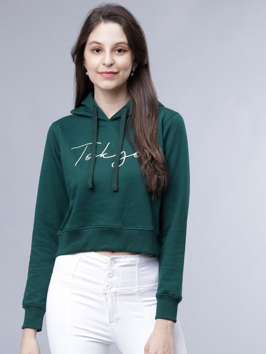 Women Green Printed Hooded Olive Green Hoodie – Stylish Winter Wear in Pakistan | HB INDUSTRIES