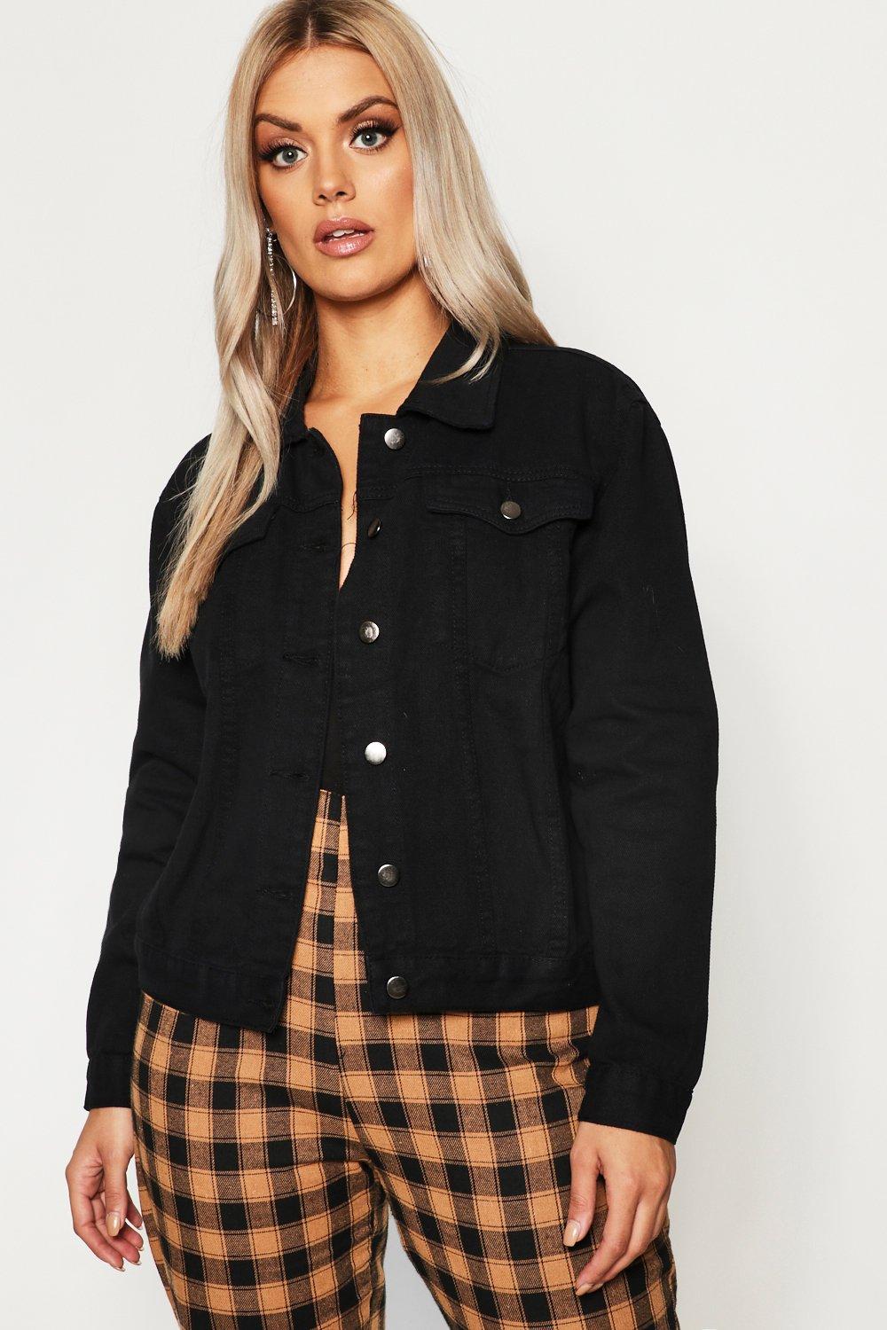 Women Black Solid Jacket