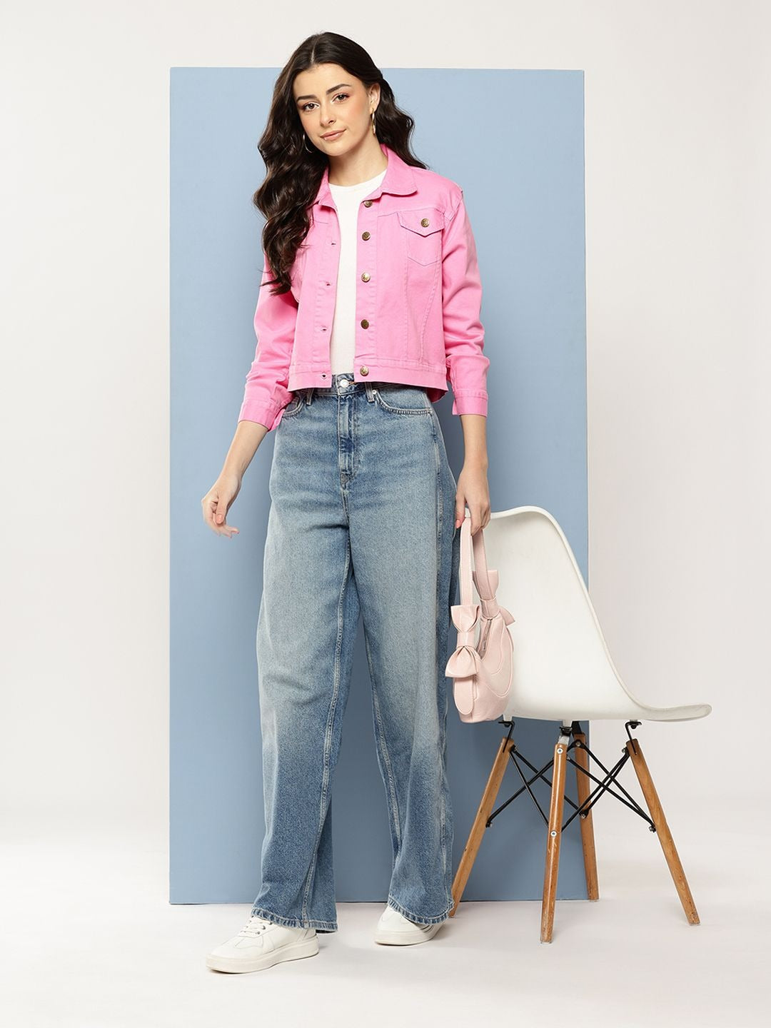 Women Crop Denim Jacket – Trendy Short Denim Layer for Everyday Pakistani Fashion | HB INDUSTRIES