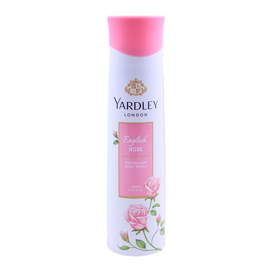 Yardley English Rose Deodorant Body Spray, For Women, 150ml