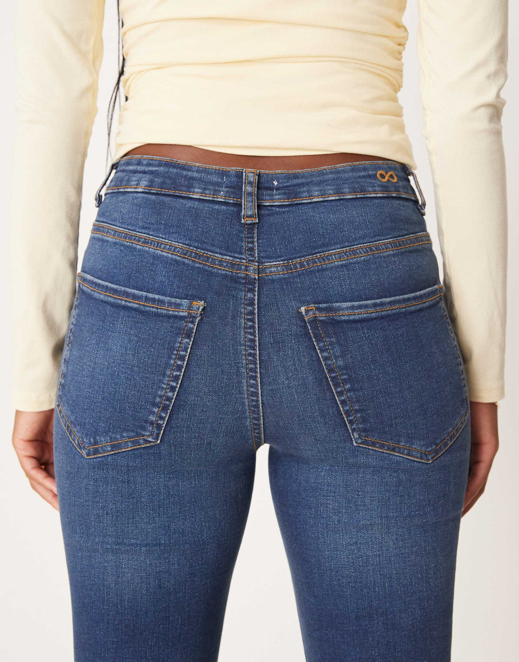 Skinny Jeans in Mid Blue Denim – Slim Fit Stretchable Jeans for Men in Pakistan | DOCACCA