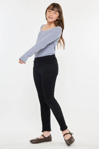 Rachell High Rise Ankle Skinny Kid Girls Jeans