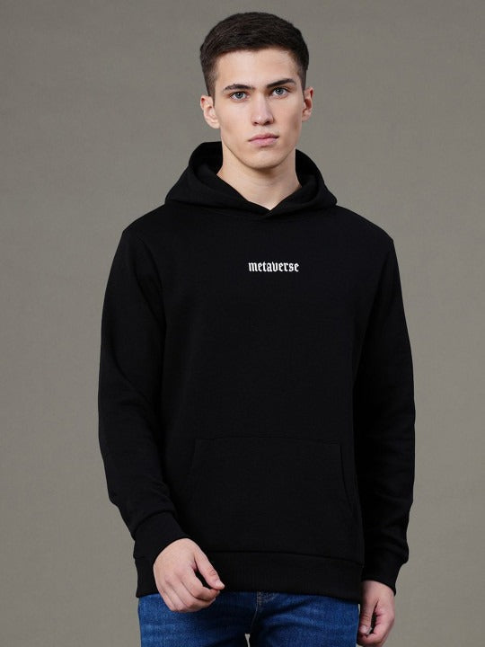Men Graphic Print Fleece Baggy Fit Hoodie – Oversized Streetwear Hoodie in Pakistan | DOCACCA