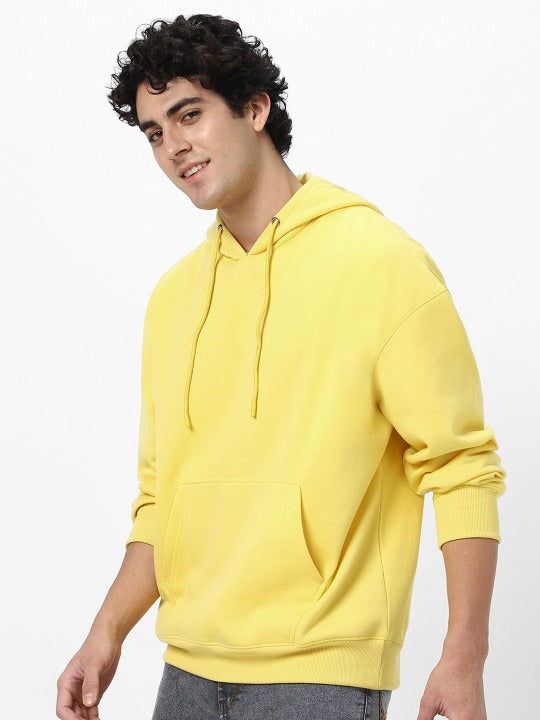Men's Cotton Solid Oversized Hooded Neck Sweatshirt – Baggy Winter Hoodie for Men in Pakistan | DOCACCA