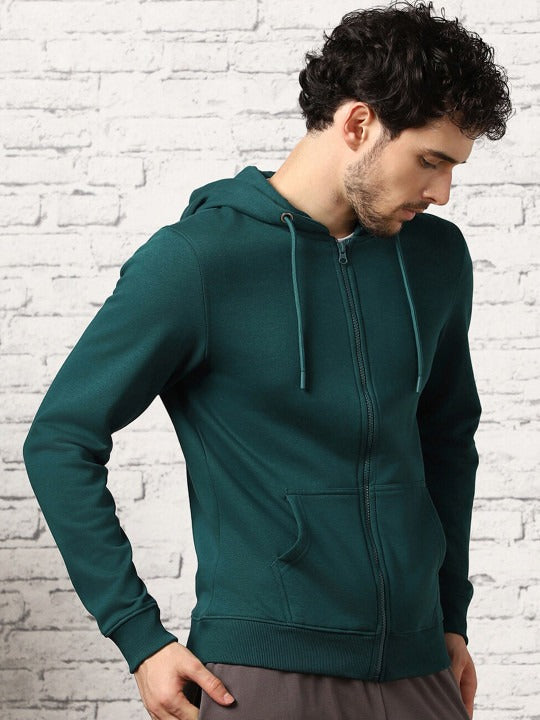 Men Zipper Hooded Sweatshirt – Cotton Fleece Full-Zip Hoodie for Men in Pakistan | DOCACCA