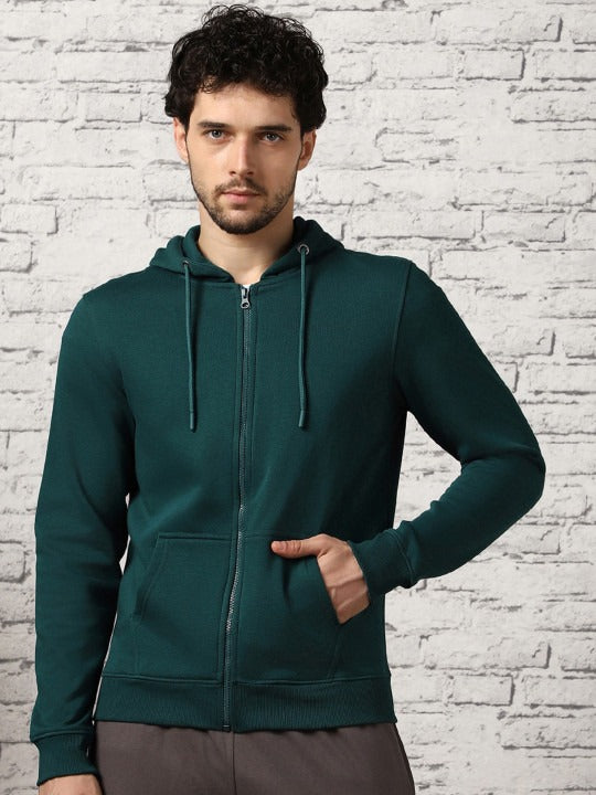 Men Zipper Hooded Sweatshirt – Cotton Fleece Full-Zip Hoodie for Men in Pakistan | DOCACCA