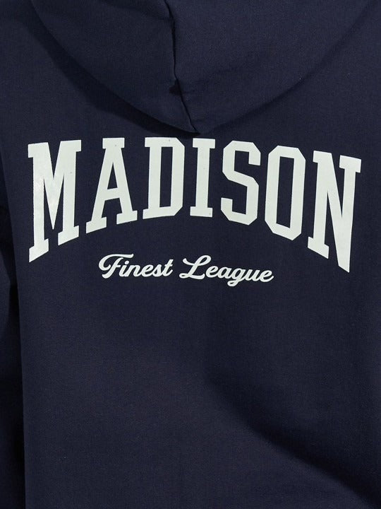 Women Typography Printed Oversized Fit Longline Hoodie – Trendy Streetwear Style in Pakistan | DOCACCA