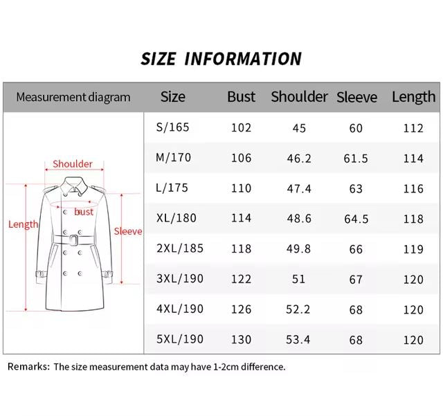 Black Trench Leather Coat For Women