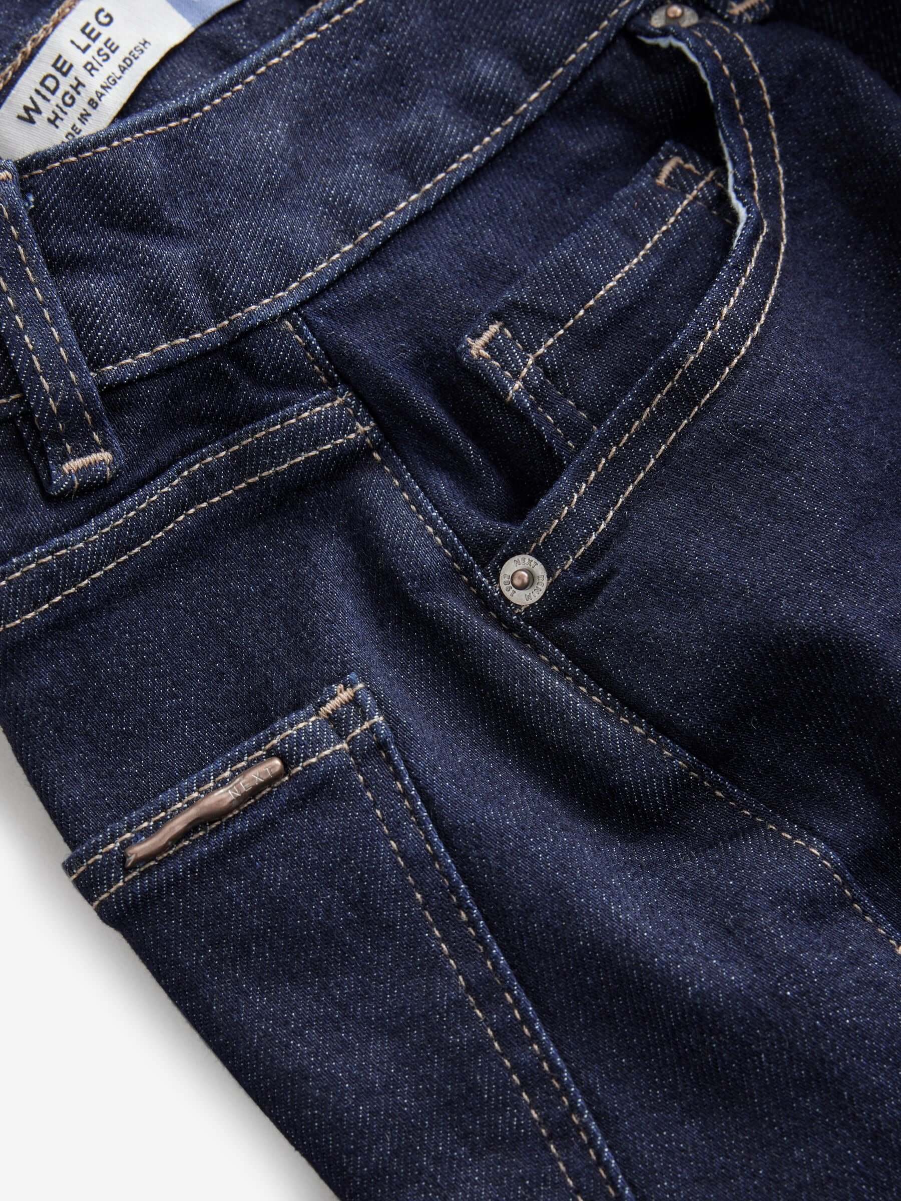 Women Rinse Hourglass Wide Leg Jeans – Trendy High-Waisted Cotton Denim for Pakistan | HB INDUSTRIES