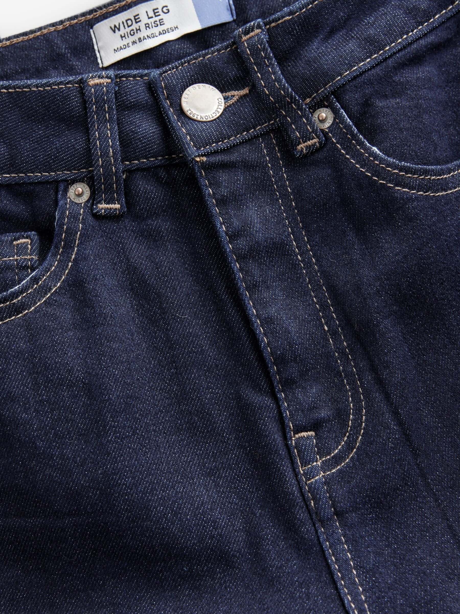 Women Rinse Hourglass Wide Leg Jeans – Trendy High-Waisted Cotton Denim for Pakistan | HB INDUSTRIES