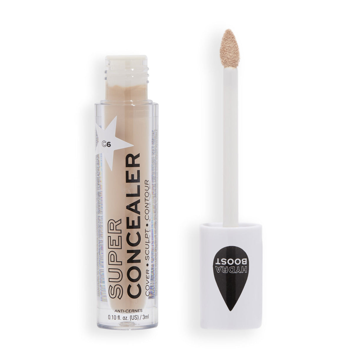 Relove By Revolution Super Concealer Radiant Matte C6 3ml