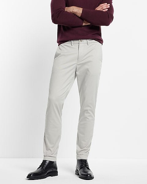 Athletic Slim Stretch Cotton Chino jeans - HB INDUSTRIES - Jeans & Pants - 