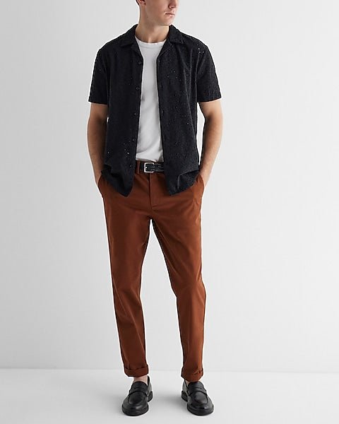 Athletic Slim Stretch Cotton Chino jeans - HB INDUSTRIES - Jeans & Pants - 