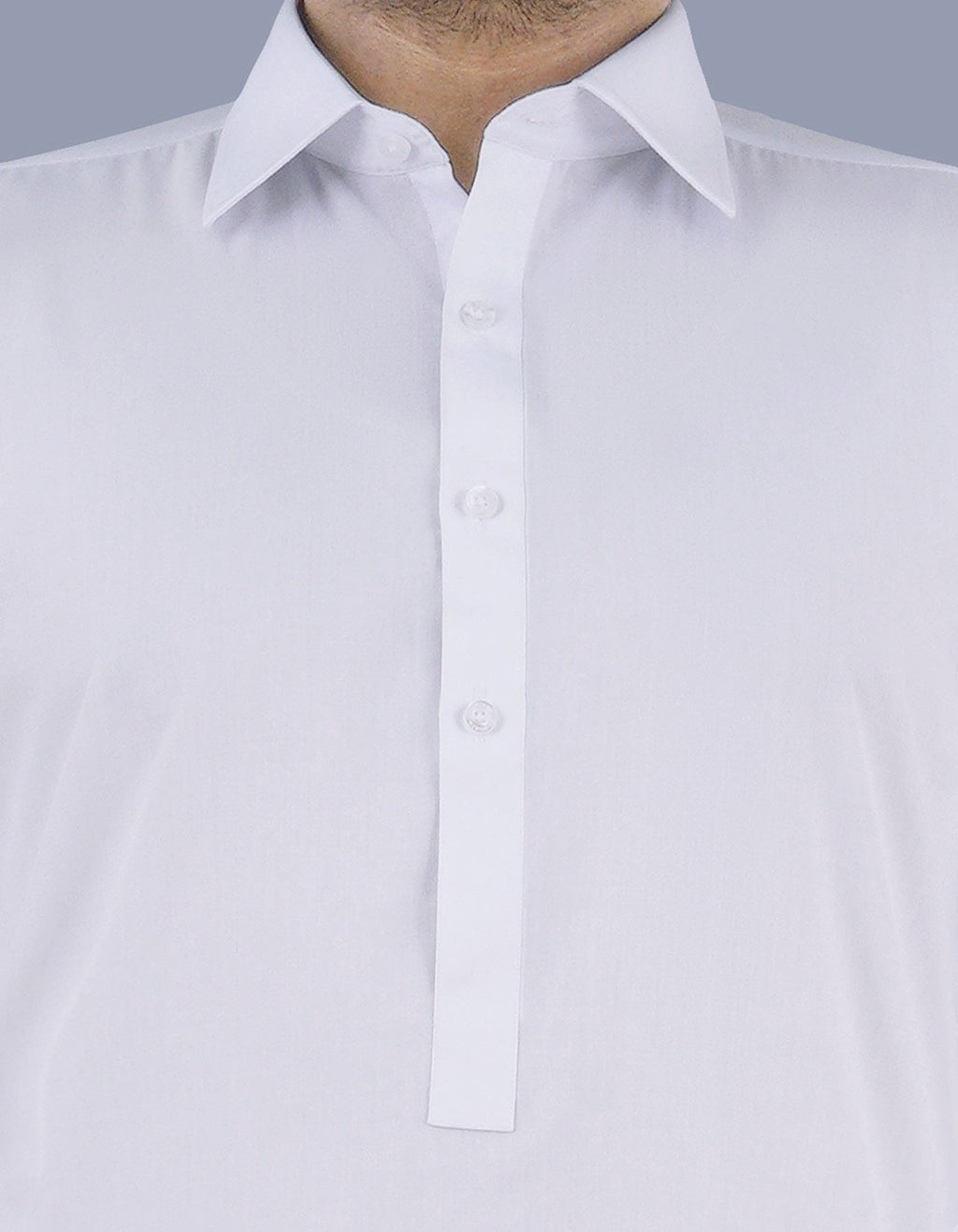 White Basic Shalwar Kameez